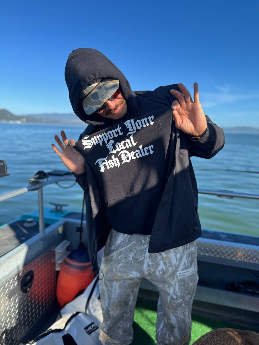 Support Your Local Fish Dealer Hoodie